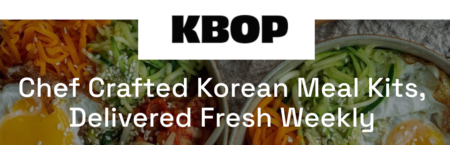 KBOP Korean Meal Kit Delivery Vancouver